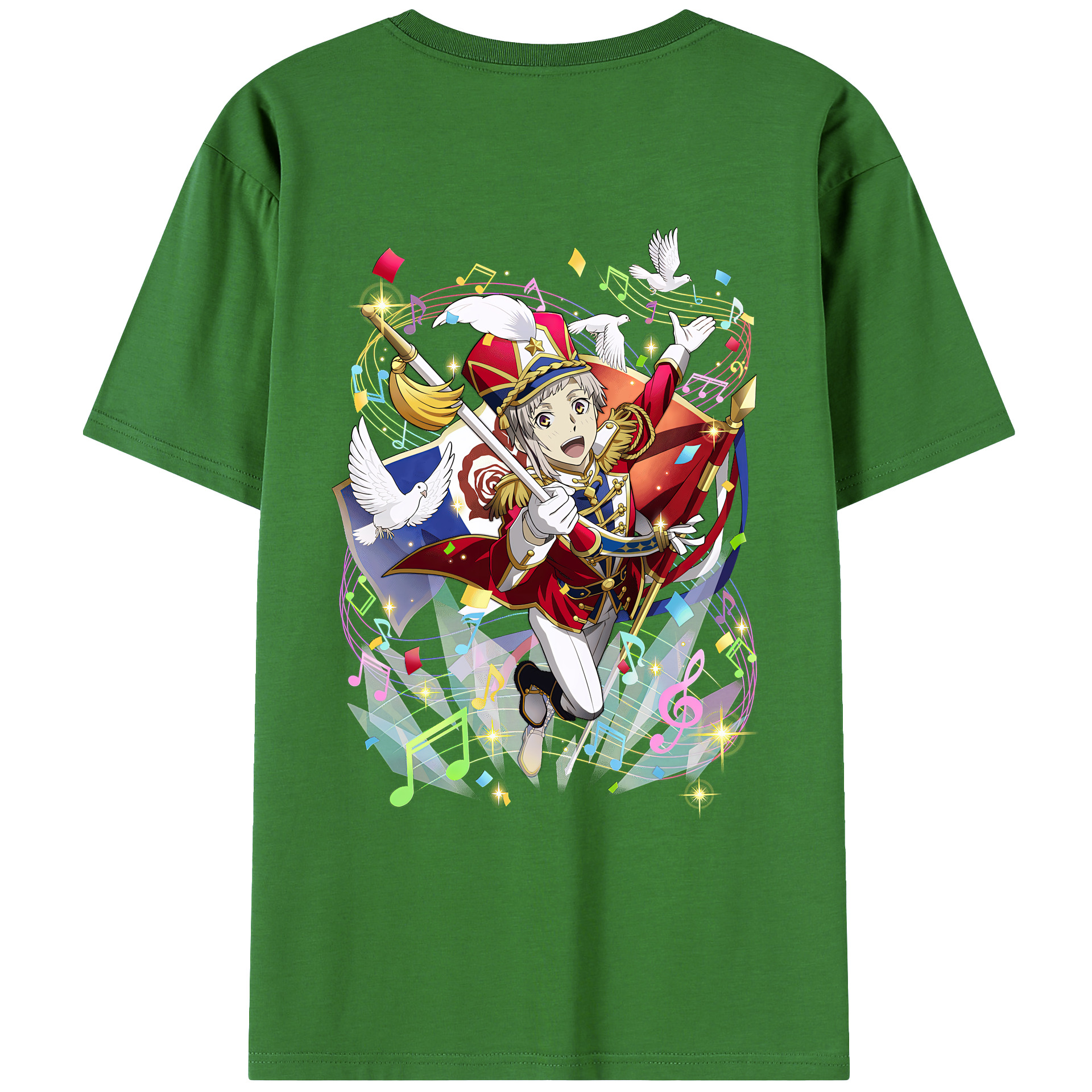 （画像用） 文豪ストレイドッグス Bungo Stray Dogs レディース半袖Tシャツ(バックプリント)